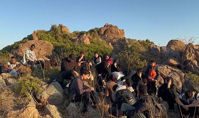 Bodrum'da 34 kaçak göçmen yakalandı