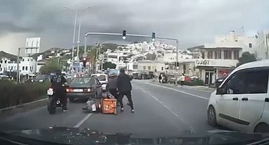 Bodrum'da trafikte kuryeye saldıran 2 kişiye 360 bin lira ceza