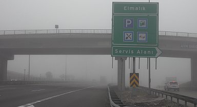 Bolu Dağı geçişinde sis etkili oldu