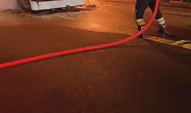 Bolu'da yolcu otobüsü alev alev yandı