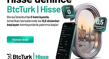 BtcTurk Hisse, Borsa İstanbul'da hisse işlemlerinde komisyonu sıfırladığını duyurdu