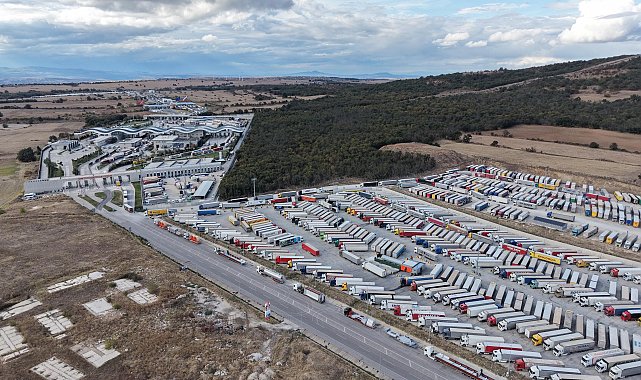 Bulgaristan sınırında 30 kilometre TIR kuyruğu