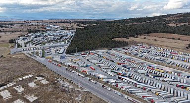 Bulgaristan sınırında 30 kilometre TIR kuyruğu