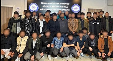 Bursa'da göçmen kaçakçılığı operasyonu: 11 gözaltı