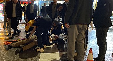 Bursa'da motosiklet yaya çarptı: 2 yaralı