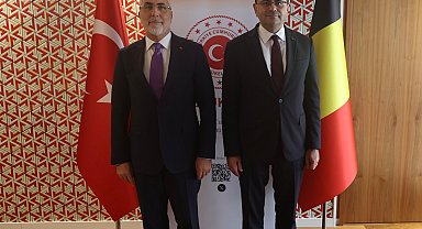 Çalışma ve Sosyal Güvenlik Bakanı Vedat Işıkhan, Belçika'da