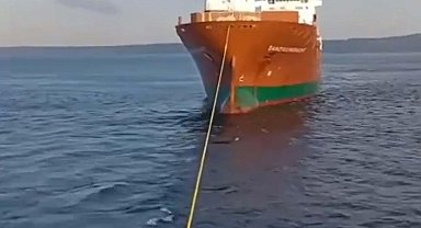 Çanakkale Boğazı'nda gemi arızası