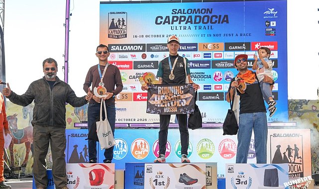 Cappadocia Ultra Trail'de dereceye giren sporcular ödüllerini aldı