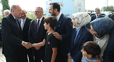 Cumhurbaşkanı Erdoğan, AileFest alanını ziyaret etti