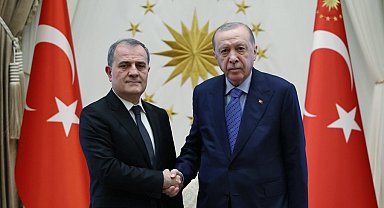 Cumhurbaşkanı Erdoğan, Azerbaycan Dışişleri Bakanı Bayramov'u kabul etti