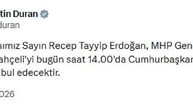 Cumhurbaşkanı Erdoğan, Bahçeli ile görüşecek
