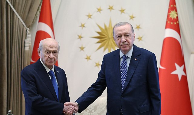 Cumhurbaşkanı Erdoğan, Bahçeli'yi kabul etti