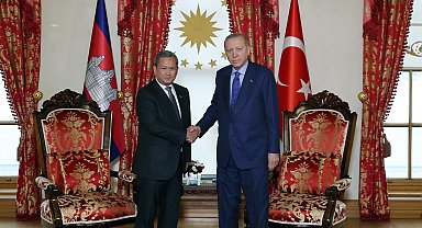 Cumhurbaşkanı Erdoğan, Kamboçya Başbakanı Manet'i kabul etti