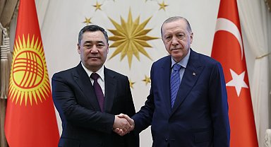 Cumhurbaşkanı Erdoğan, Kırgızistan Cumhurbaşkanı Caparov ile görüştü