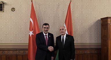 Cumhurbaşkanı Yardımcısı Yılmaz, Macaristan Cumhurbaşkanı Baka ile bir araya geldi