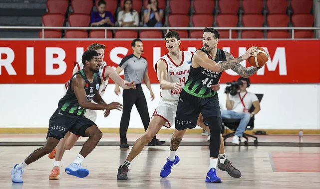 Denizli Basket Portekiz'de mağlup