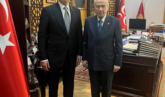 Devlet Bahçeli, TFF Başkanı Hacıosmanoğlu'nu kabul etti