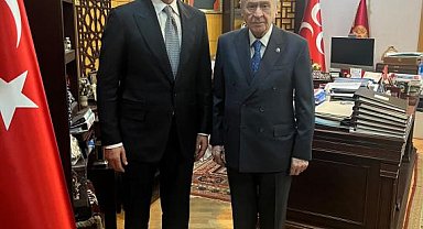 Devlet Bahçeli, TFF Başkanı Hacıosmanoğlu'nu kabul etti