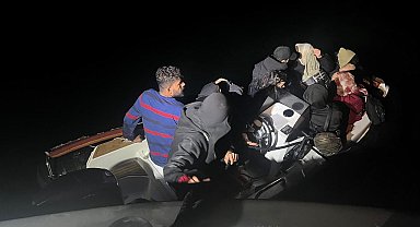Didim açıklarında 10 kaçak göçmen yakalandı