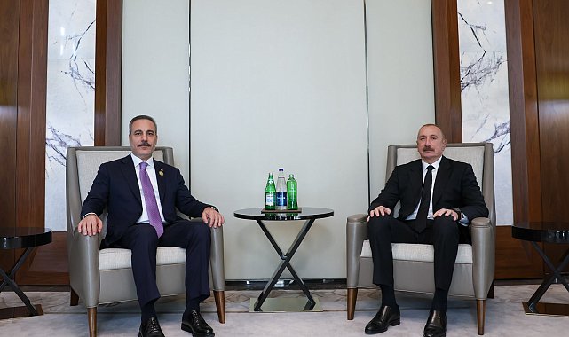 Dışişleri Bakanı Fidan, Bakü'de Azerbaycan Cumhurbaşkanı Aliyev tarafından kabul edildi