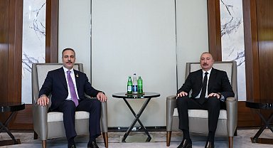 Dışişleri Bakanı Fidan, Bakü'de Azerbaycan Cumhurbaşkanı Aliyev tarafından kabul edildi