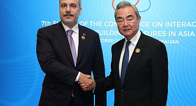 Dışişleri Bakanı Fidan, Çinli mevkidaşı Wang ile bir araya geldi