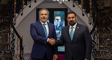 Dışişleri Bakanı Fidan, Irak Temsilciler Meclisi Başkanı Halbusi ile görüştü