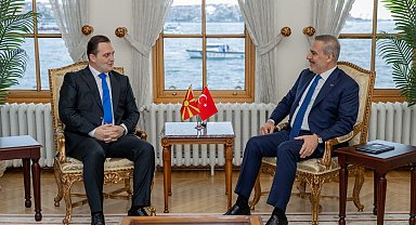 Dışişleri Bakanı Fidan, Kuzey Makedonya Devlet Bakanı Zeynula ile görüştü