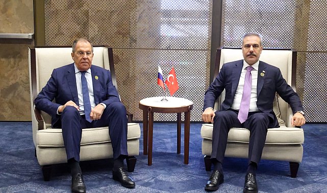 Dışişleri Bakanı Fidan, Rus mevkidaşı Lavrov ile bir araya geldi
