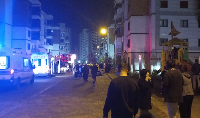 Diyarbakır'da apartman dairesinde yangın: 5 kişi dumandan etkilendi