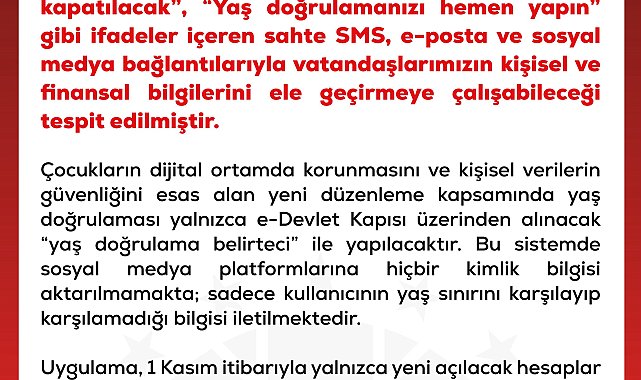DMM'den 'sosyal medyada yaş düzenlemesi' uyarısı