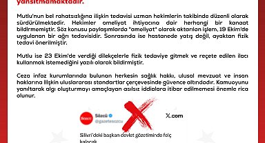 DMM'den tutuklu Hasan Mutlu ile ilgili iddialara yalanlama