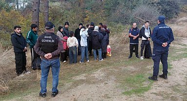 Edirne'de 18 kaçak göçmen yakalandı