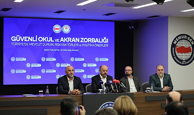 Eğitim-Bir-Sen'den, 'Güvenli Okul ve Akran Zorbalığı' araştırması