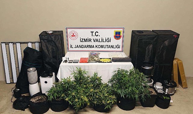 Evinde uyuşturucu ile yakalanıp, gözaltına alındı