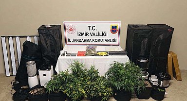 Evinde uyuşturucu ile yakalanıp, gözaltına alındı