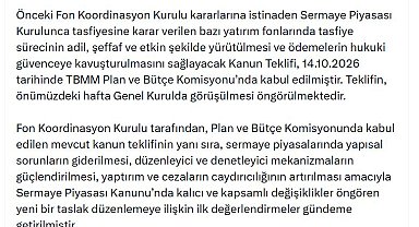Fon Kurulu'ndan 6'ıncı toplantı: Tasfiye sürecinde olan fonların sayısı 131'den 65'e düştü