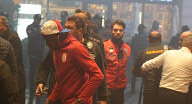 Galatasaray kafilesi Gençlerbirliği maçı için Ankara'ya geldi
