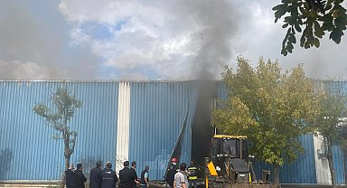 Gaziantep'te pamuk fabrikasında yangın