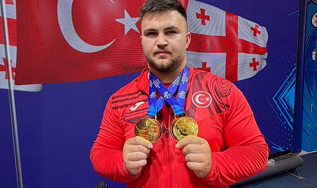 Genç milli halterciler Selahhattin Altın ve Tuana Süren, Avrupa şampiyonu oldu