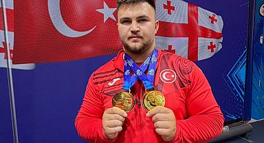 Genç milli halterciler Selahhattin Altın ve Tuana Süren, Avrupa şampiyonu oldu