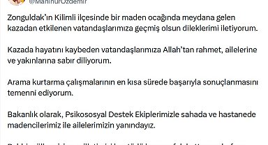 Göktaş: Psikososyal destek ekiplerimizle madencilerimiz ve ailelerimizin yanındayız