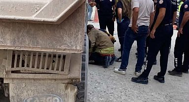 Hatay'da hafriyat kamyonunun altında kalan motosiklet sürücüsü öldü
