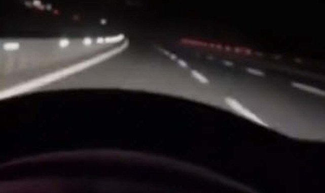 Hız ihlali yaptığı görüntüleri sanal medyada paylaşan sürücüye 25 bin TL ceza