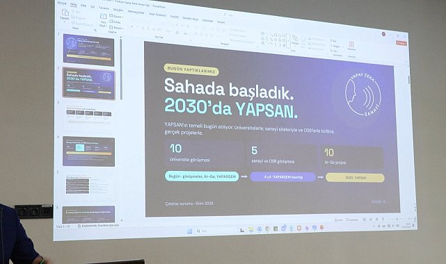 İKÜ'de 'Yapay Zeka Sanayi Kuruluş Çalıştayı' düzenlendi