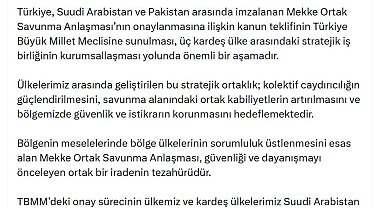 İletişim Başkanı Duran: Mekke Anlaşması'nın TBMM'ye sunulması önemli bir aşamadır
