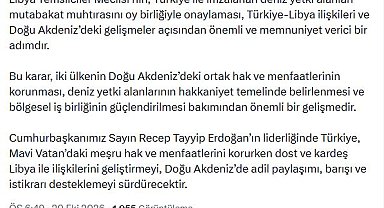 İletişim Başkanı Duran: Türkiye-Libya ilişkileri açısından önemli bir adım