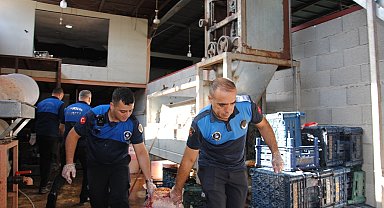 İmalathanede çürümüş domates ve küflü salça ele geçirildi