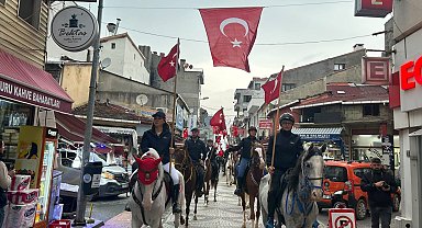 İnebolu'da 3'üncü İstiklal Yolu Atlı Yürüyüşü başladı