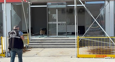İnşaat firmasının satış ofisine silahlı saldırı